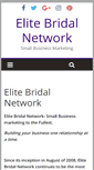 Mobile Screenshot of elitebridalnetwork.com